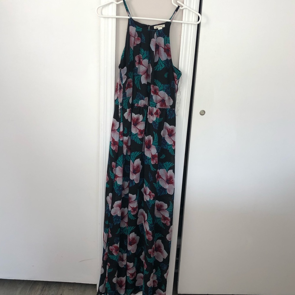 Floral fancy long dress